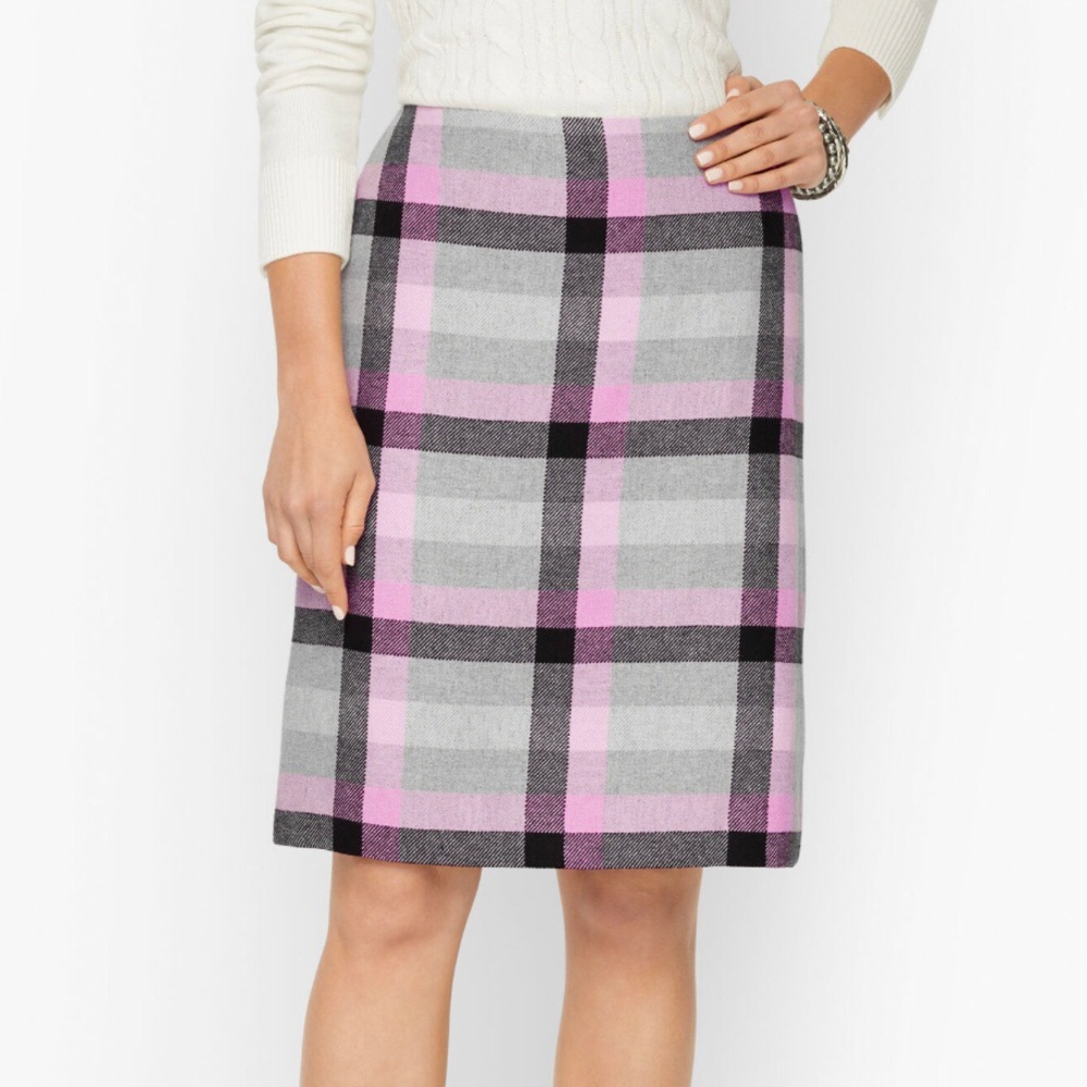 Talbots wool blend petite skirt